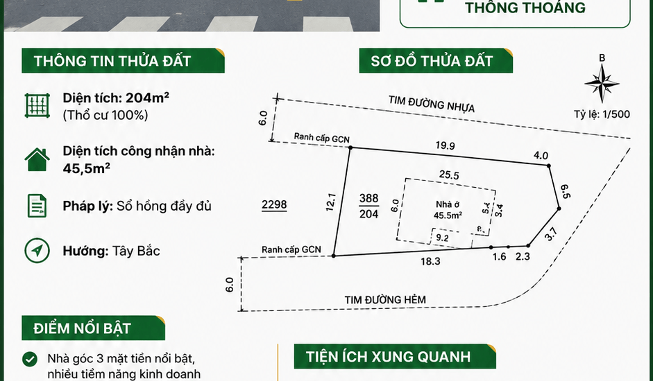 [A137] 5 TỶ - 204M2 NHÀ ĐANG KINH DOANH 3 MẶT TIỀN ĐƯỜNG MẠC ĐĨNH CHI PHƯỜNG 2 BẢO LỘC