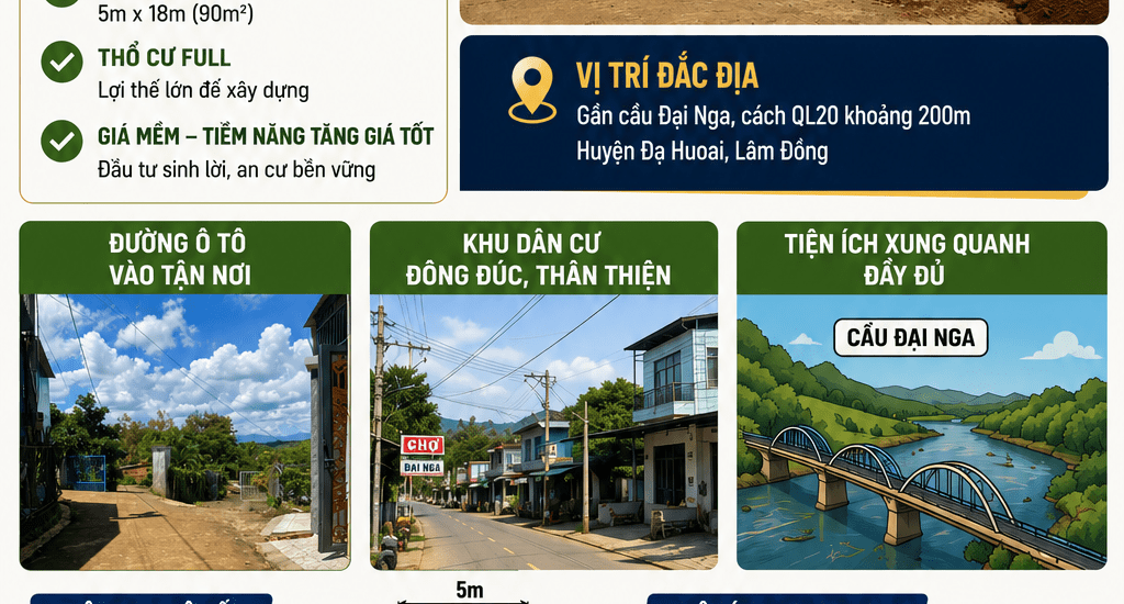 [A119] 680 TRIỆU - 90M2 - GẦN CẦU ĐẠI NGA