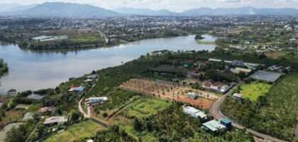 đất 2 mặt tiền hồ Nam Phương & chùa Trà
