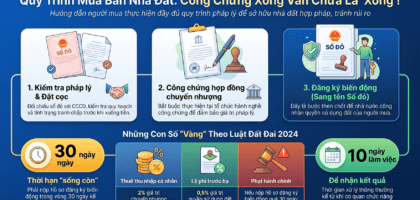quy trình đặt cọc công chứng mua bán nhà đất