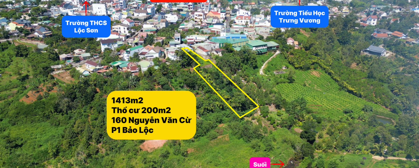 ĐẤT TRUNG TÂM PHƯỜNG 1 BẢO LỘC
