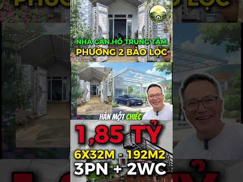 VIDEO [A130] NHÀ GÁC LỬNG 190M2 P2 BẢO LỘC SÂN Ô TÔ - GIÁ 1.85 TỶ