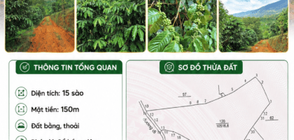 [A175] 4,2 TỶ - 15 SÀO ĐẤT BẰNG THOẢI SỔ HỒNG RIÊNG MẶT TIỀN 150M GẦN SUỐI