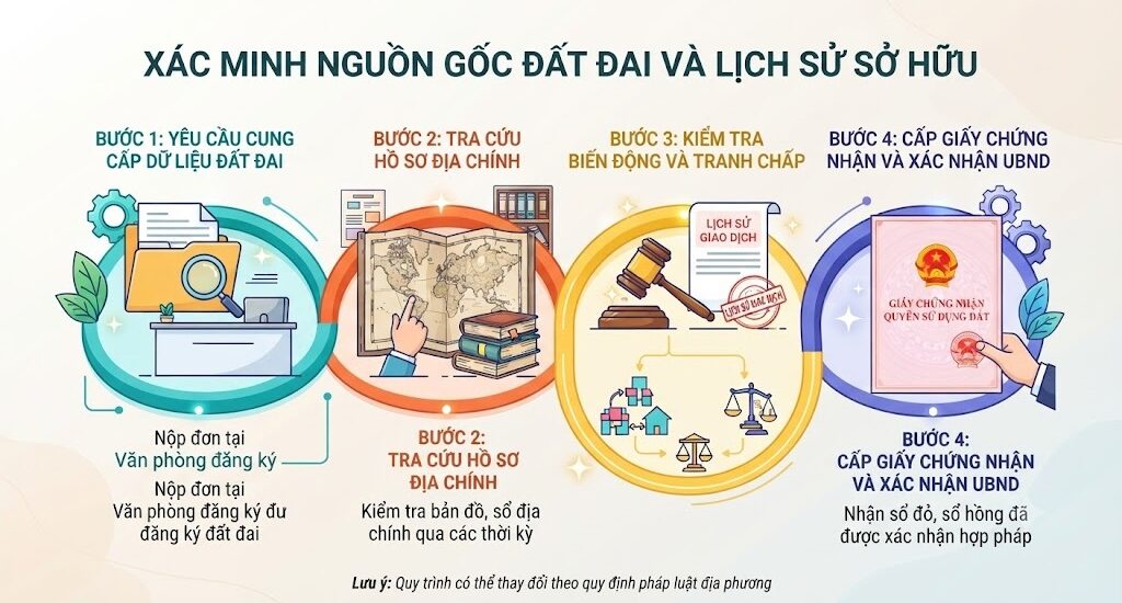 4 cách tìm nguồn gốc sử dụng đất
